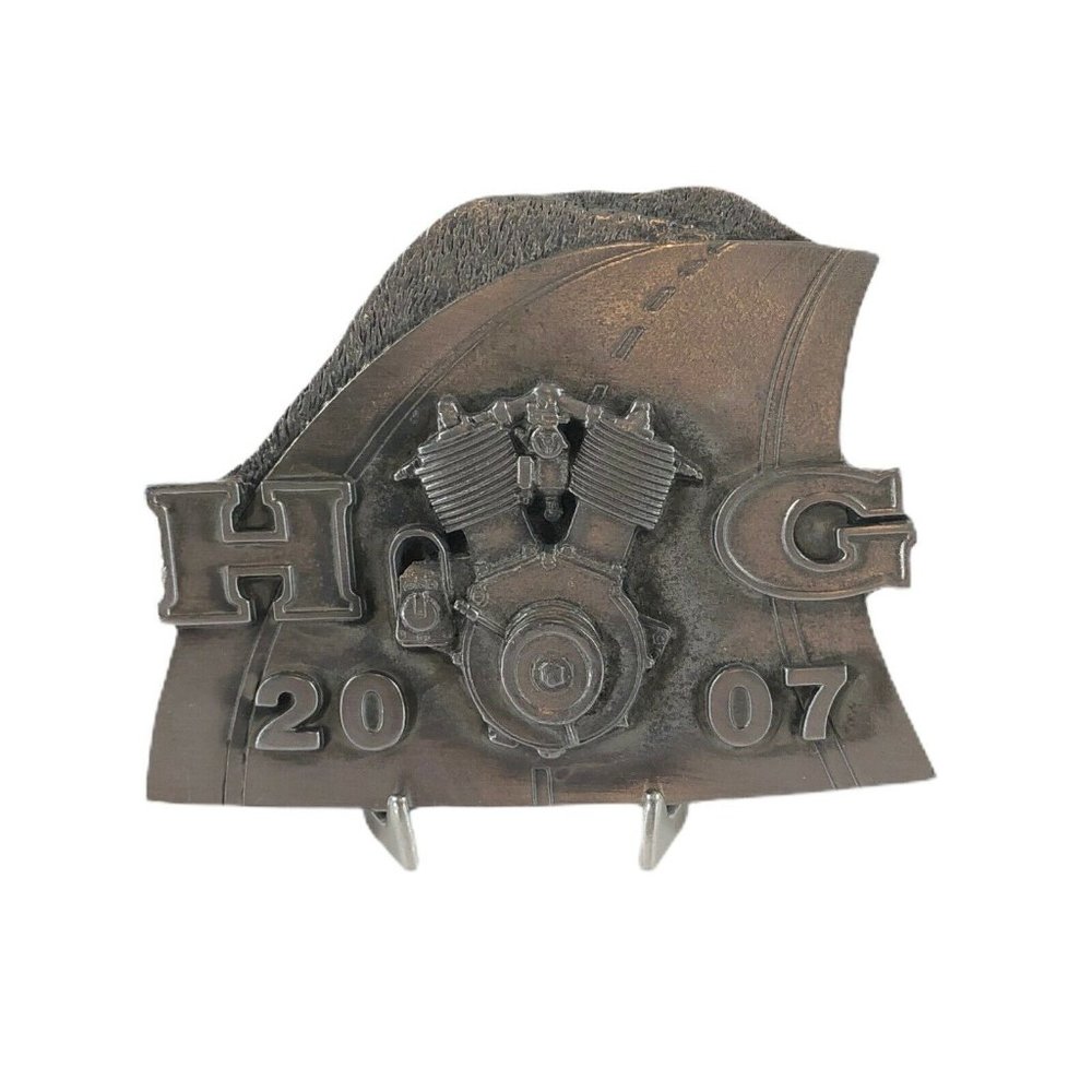 2007 Harley Davidson Owners Group Pewter Plaque